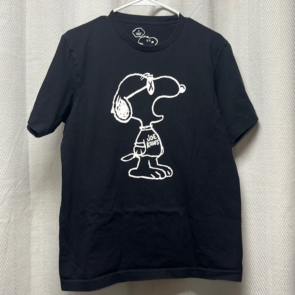 KAWS x PEANUTS Black Tee